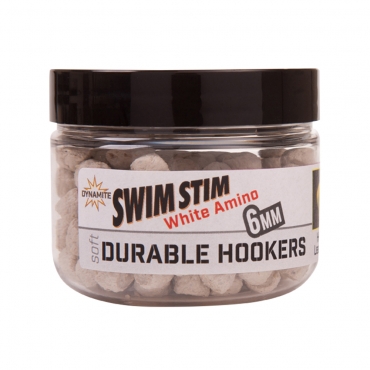 Dynamite Baits Swim Stim Durable Hook Pellet 6mm White Amino